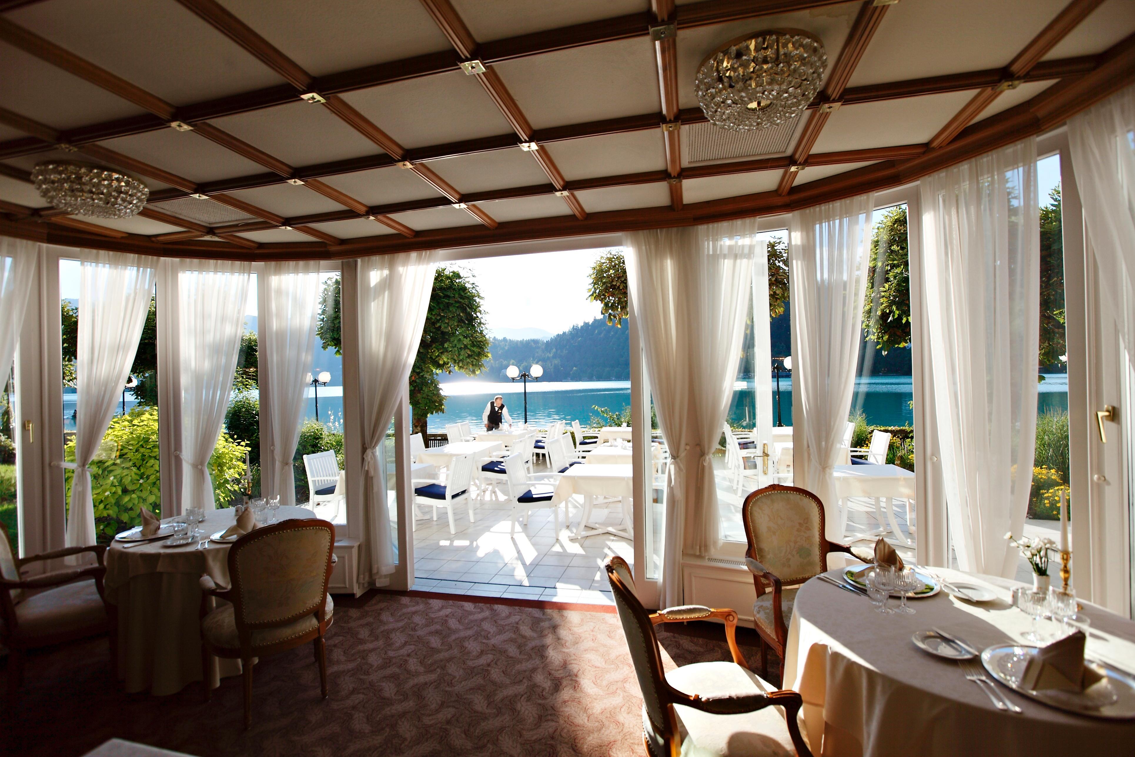 Grand Hotel Toplice - Small Luxury Hotels Of The World Bled Esterno foto Restaurant