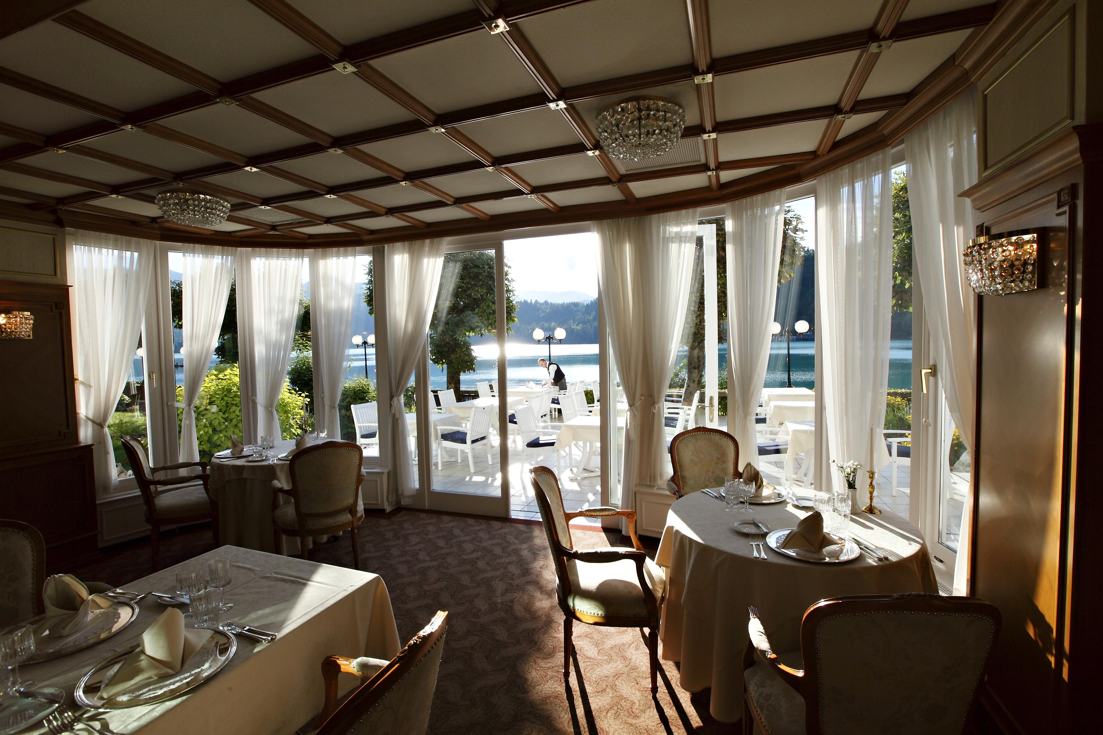 Grand Hotel Toplice - Small Luxury Hotels Of The World Bled Esterno foto Restaurant