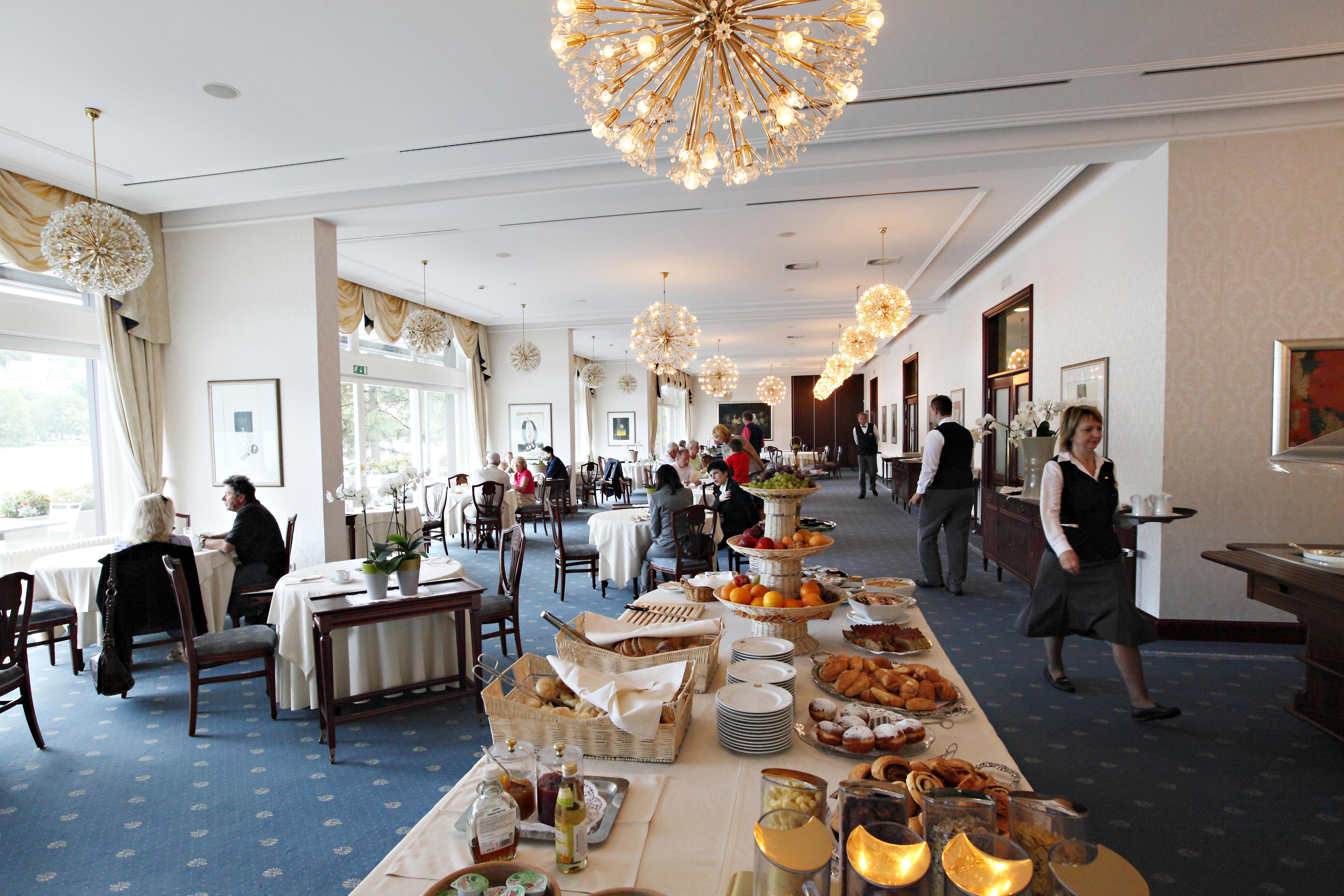 Grand Hotel Toplice - Small Luxury Hotels Of The World Bled Esterno foto Restaurant