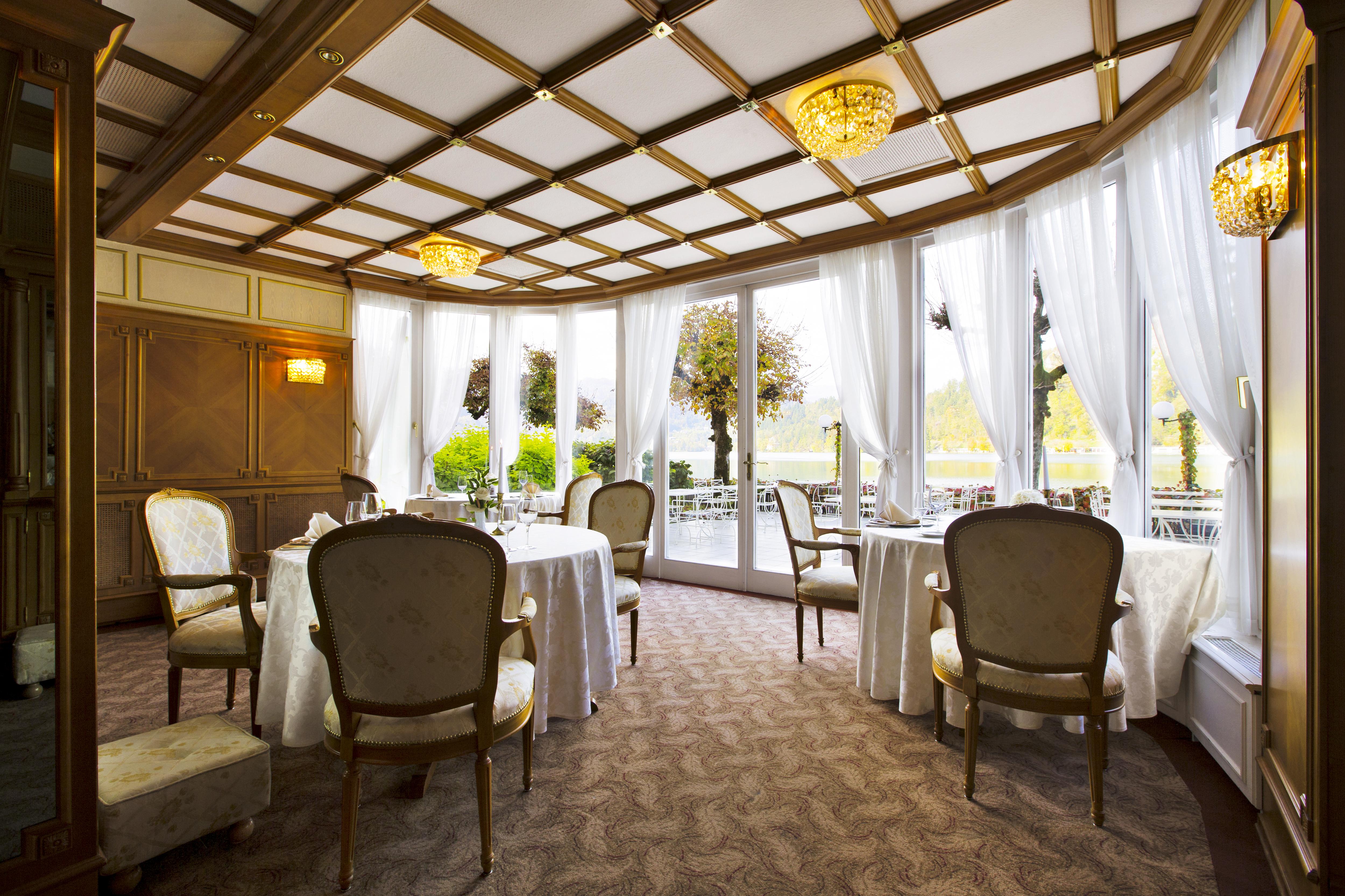 Grand Hotel Toplice - Small Luxury Hotels Of The World Bled Esterno foto Restaurant